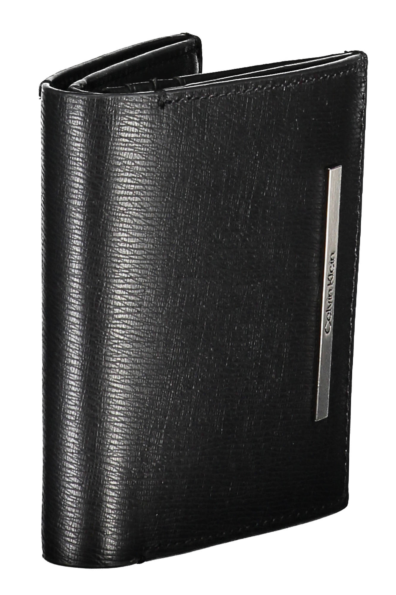 Calvin Klein Schwarze Herrenbrieftasche Schwarz