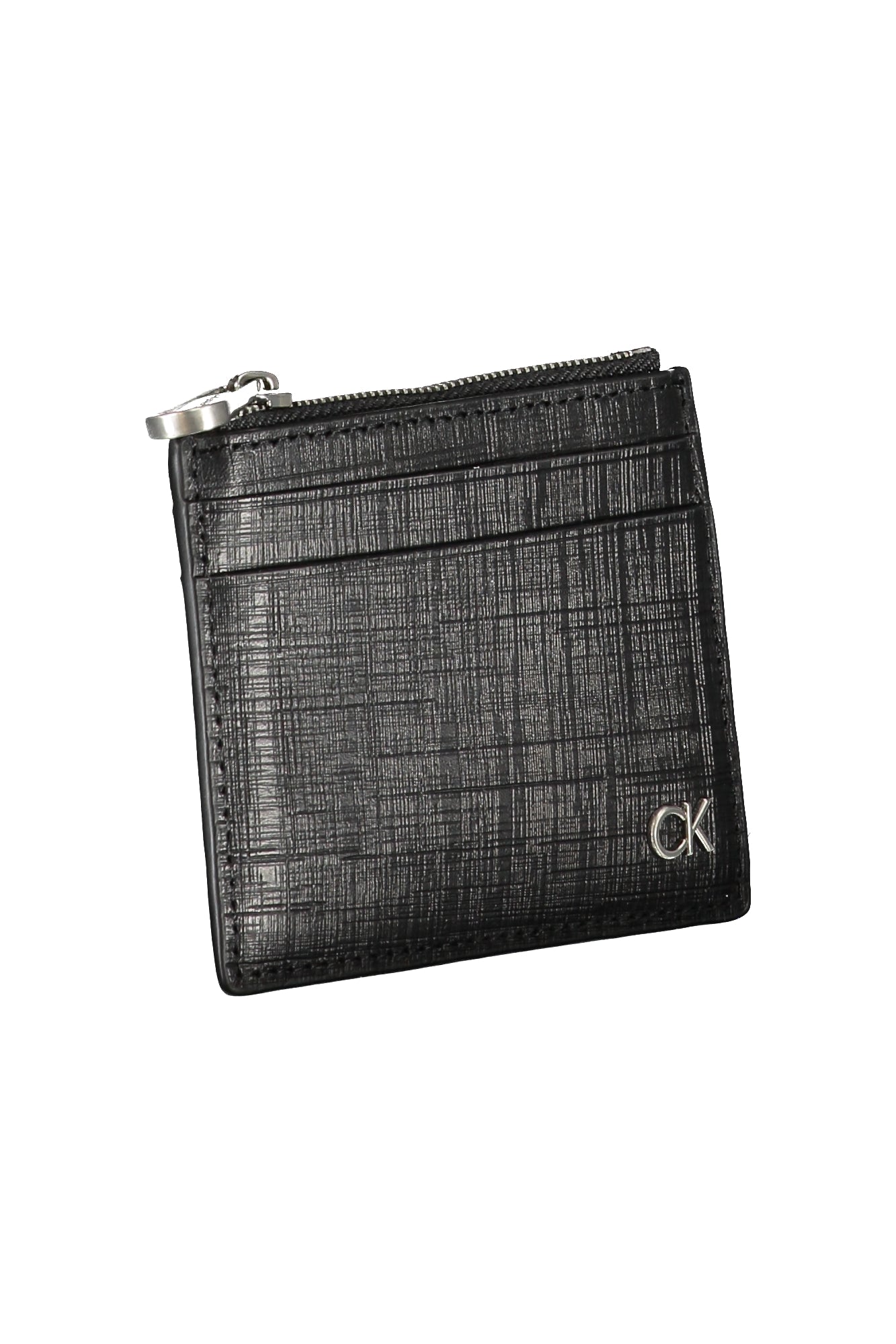 Calvin Klein Schwarze Herrenbrieftasche Schwarz