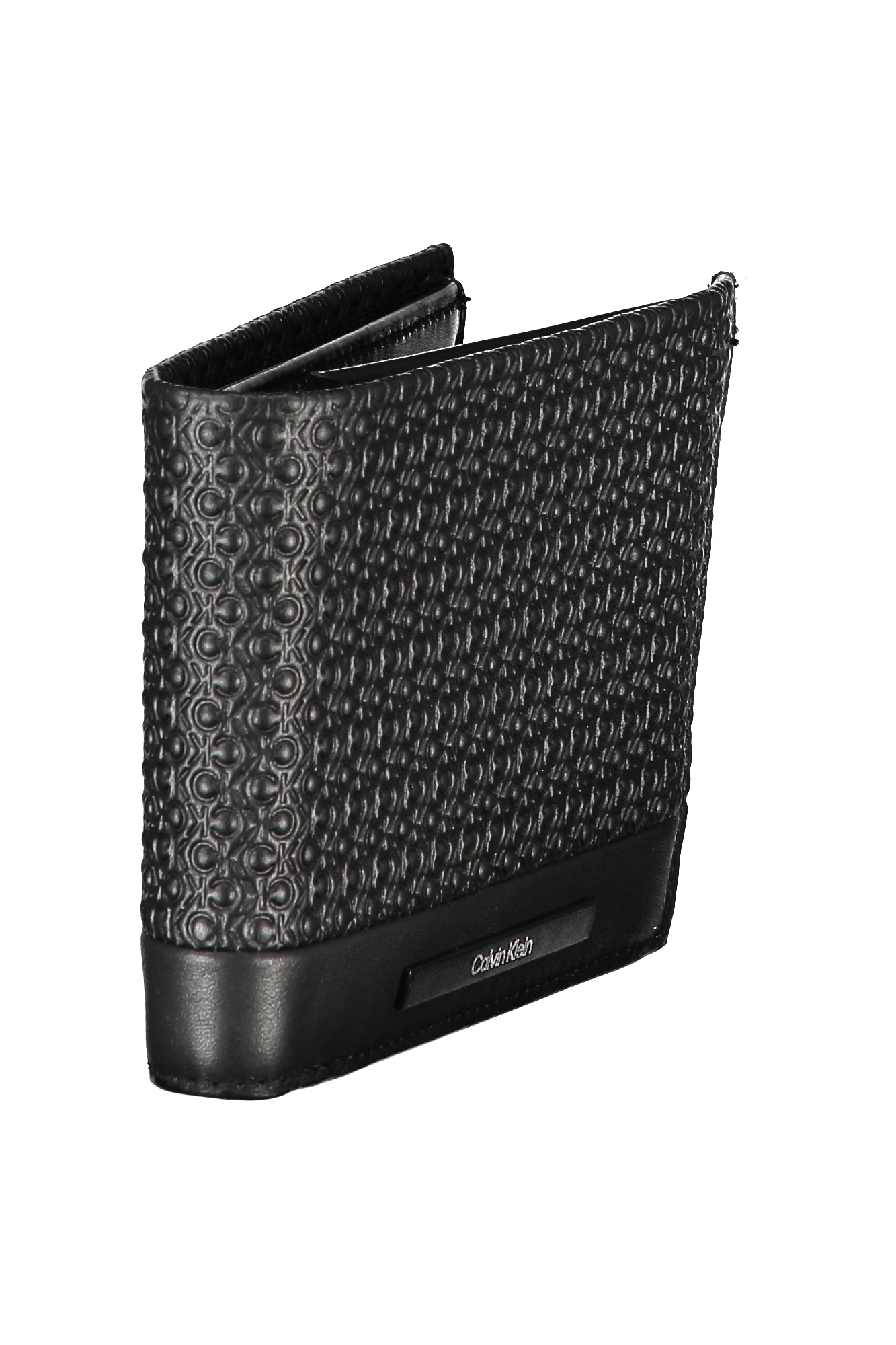 Calvin Klein Schwarze Herrenbrieftasche Schwarz