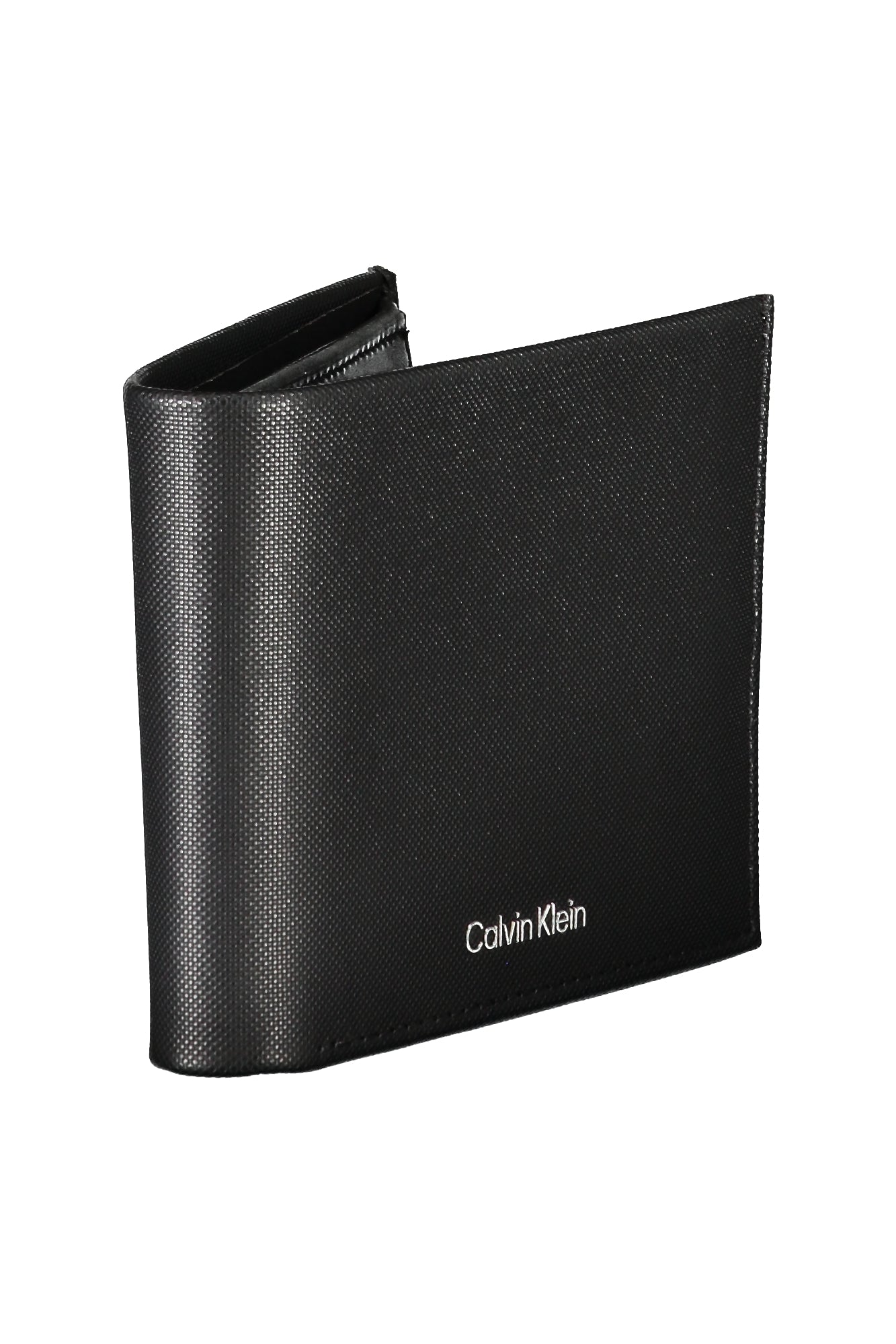 Calvin Klein Schwarze Herrenbrieftasche Schwarz