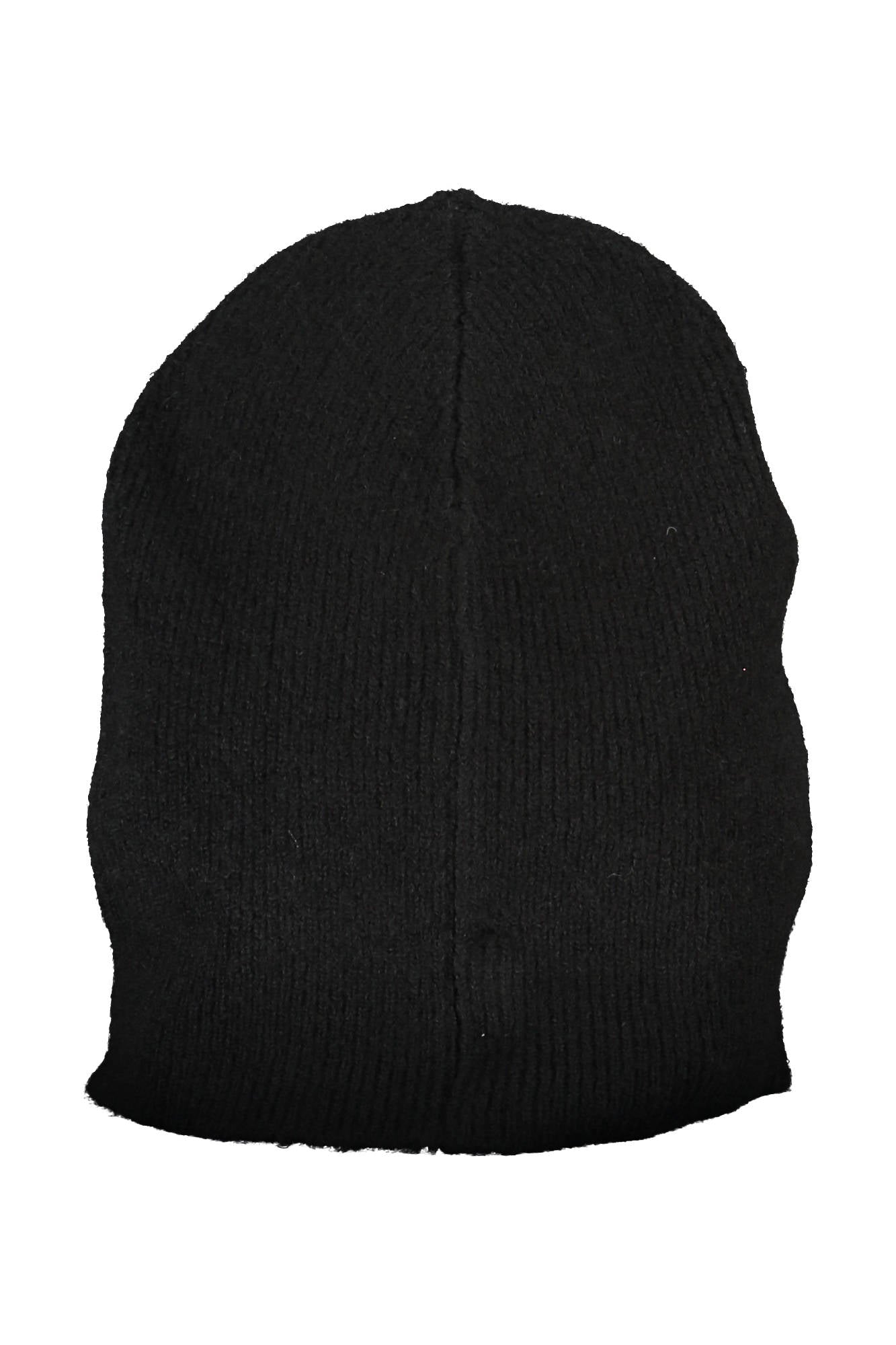 CALVIN KLEIN Schal Herren – Schwarzer Woll-Mix Schal mit Logo-Stickerei Schwarz