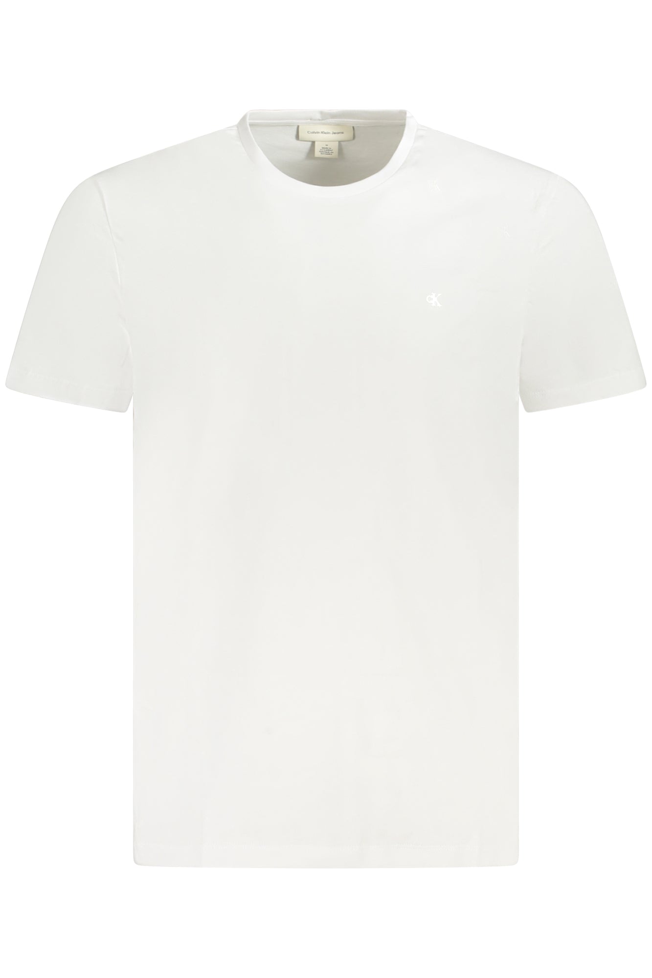 Calvin Klein Herren Kurzarm T-Shirt Weiss Weiß