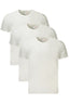 Calvin Klein Herren Kurzarm T-Shirt Weiss Weiß