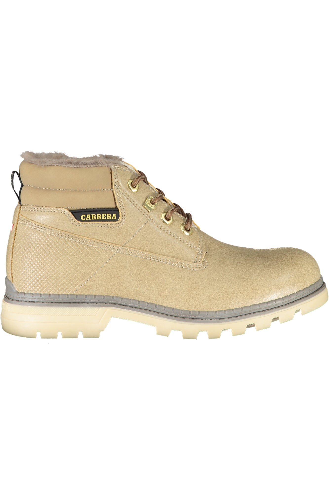 Carrera Beige Damenschuhstiefel – Stiefeletten für Damen mit Schnürsenkeln | soulluna.de Beige