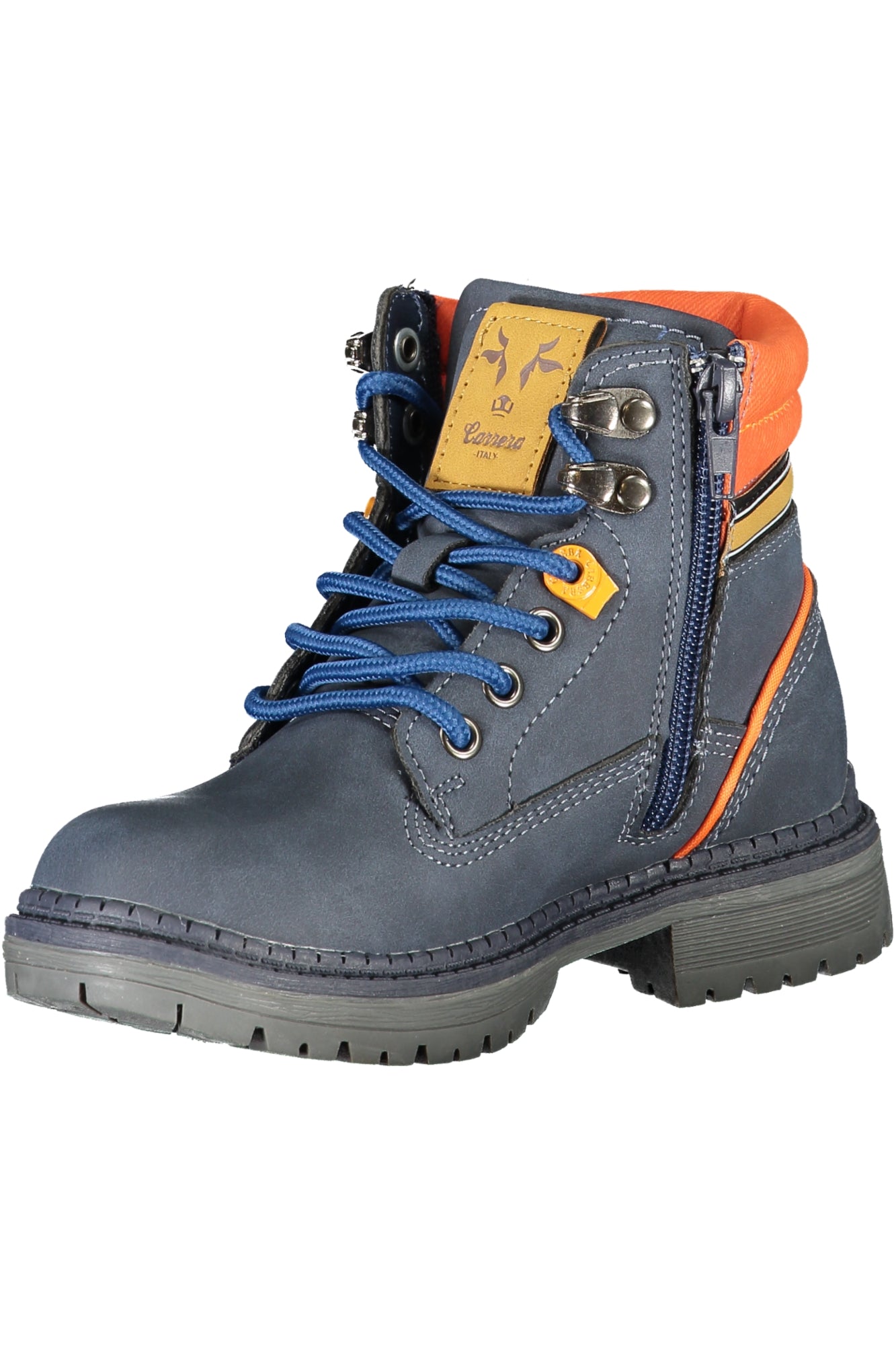Carrera Herrenstiefel Gelb – Stiefeletten mit Schnürung & Reißverschluss | soulluna.de Blau