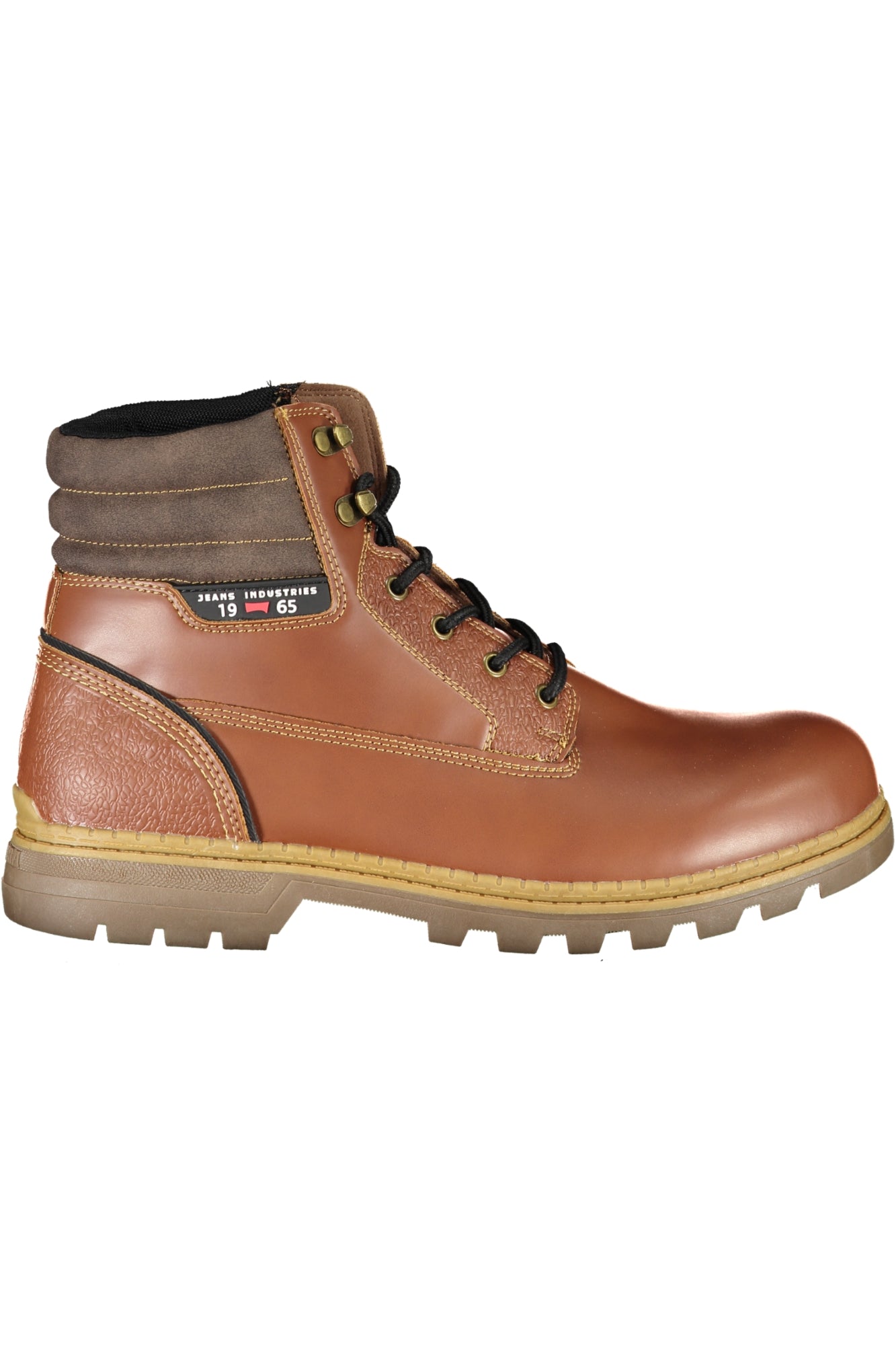 Carrera Graue Herren-Stiefeletten – Schnürstiefel mit Kontrastdetails für Herbst/Winter Braun