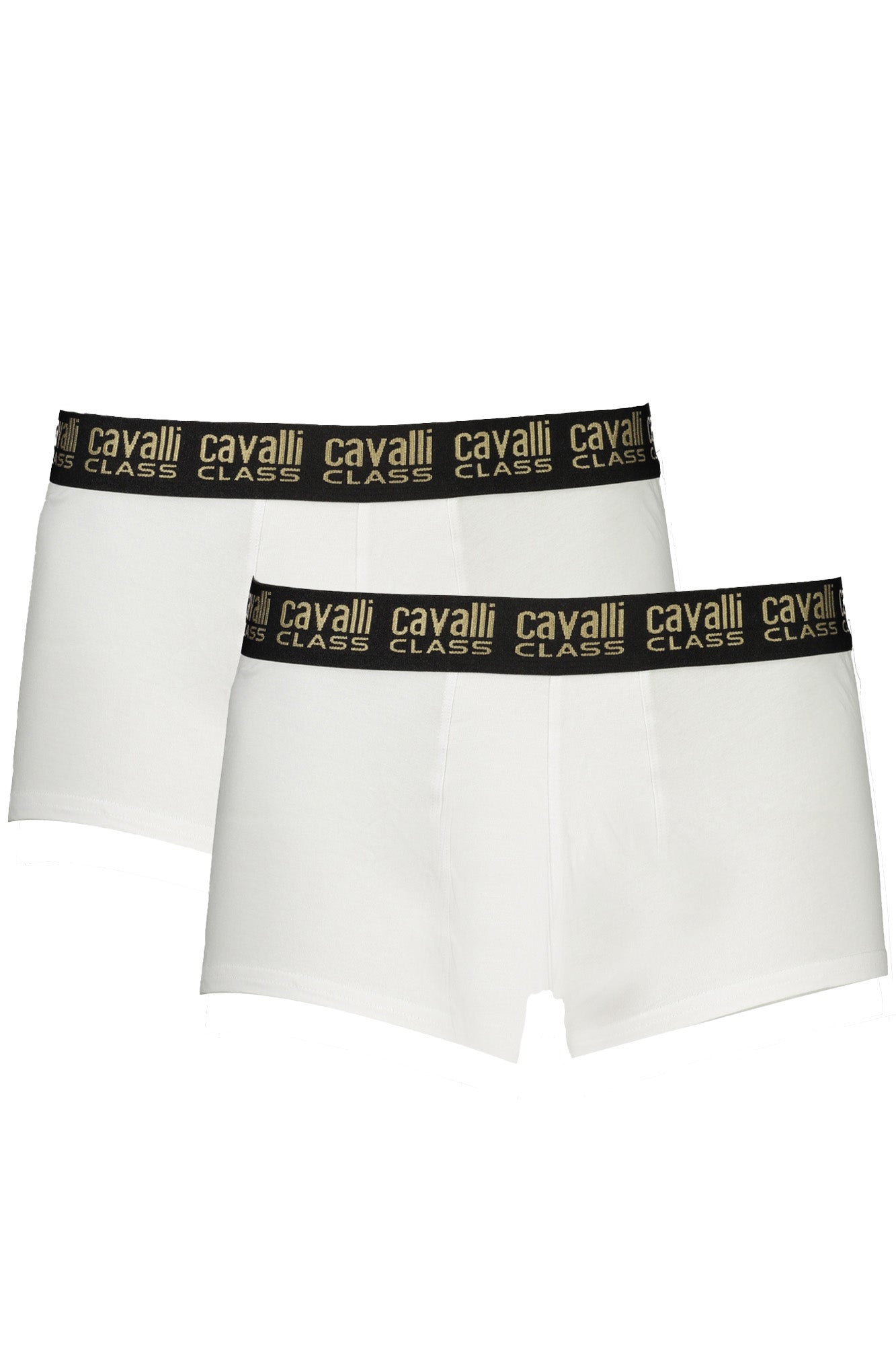 Cavalli Class Boxershorts Herren Schwarz – Bequeme Unterwäsche im Doppelpack Weiß