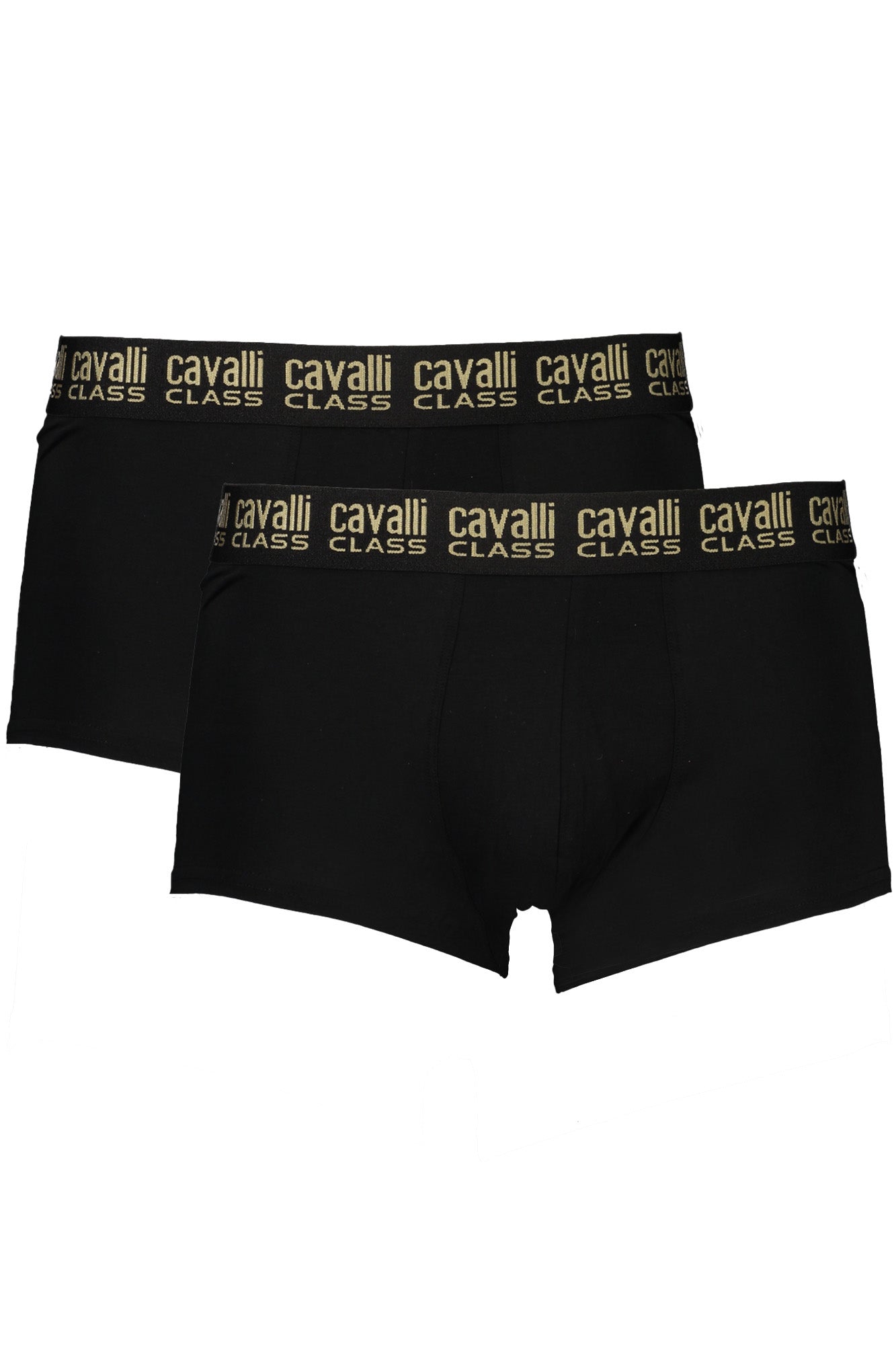 Cavalli Class Boxershorts Herren Schwarz – Bequeme Unterwäsche im Doppelpack Schwarz