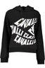 CAVALLI CLASS SCHWARZES SWEATSHIRT OHNE REISSVERSCHLUSS