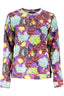 Cavalli Class Damen-Sweatshirt Ohne Reissverschluss Lila Violett