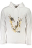 Cavalli Class Weisses Sweatshirt Für Herren Mit Reissverschluss Weiß