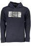 CAVALLI CLASS Herren Sweatshirt – mit Kapuze, Fleece Blau
