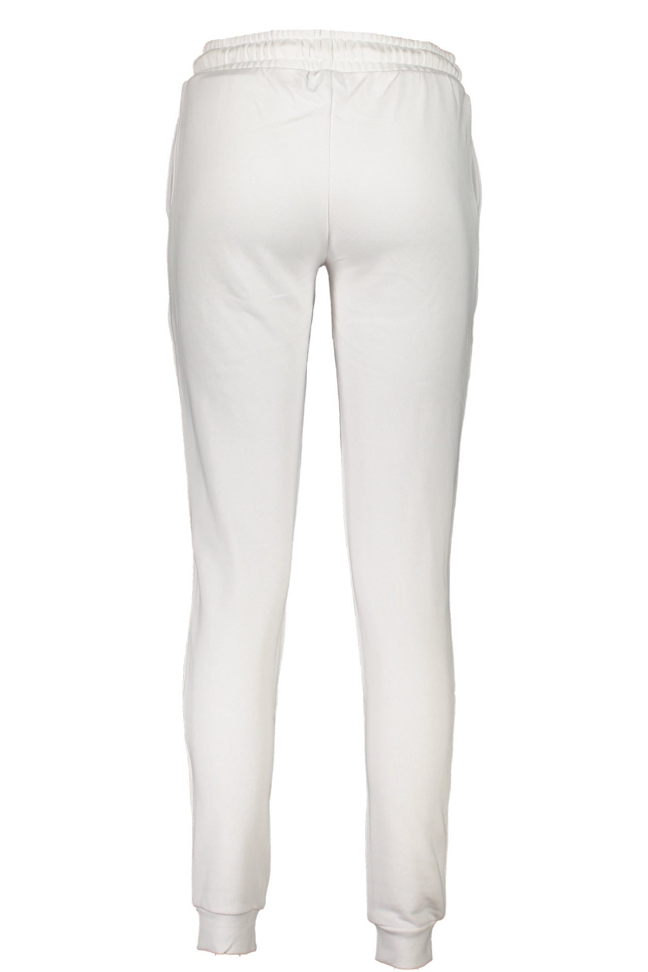 CAVALLI CLASS Jogginghose Damen – Weisse Sporthose mit Stickerei & elastischem Bund Weiß