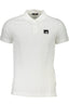 CAVALLI CLASS POLO KURZARM HERREN WEISS