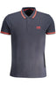 CAVALLI CLASS HERREN-KURZÄRMELIGES POLOSHIRT BLAU