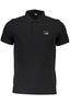 CAVALLI CLASS POLO KURZARM HERREN SCHWARZ