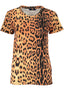 CAVALLI CLASS Damen T-Shirt Orange – Kurzarm mit Muster für Frühjahr/Sommer Orange