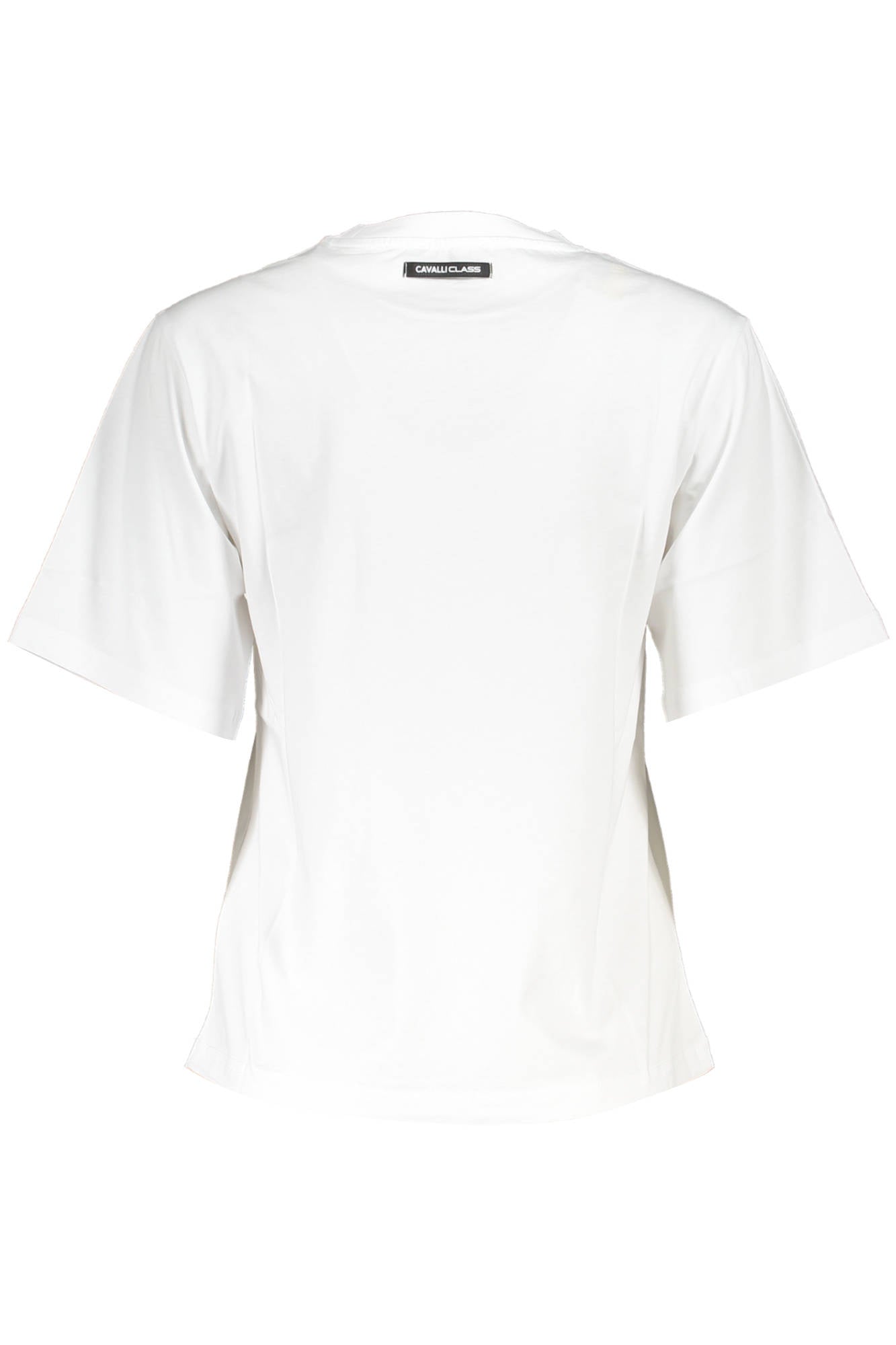 Cavalli Class Kurzarm-T-Shirt Damen Weiss Weiß