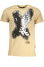CAVALLI CLASS HERREN-KURZÄRMELIGES T-SHIRT BEIGE