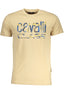 CAVALLI CLASS HERREN-KURZÄRMELIGES T-SHIRT BEIGE
