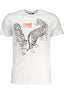 CAVALLI CLASS HERREN-KURZÄRMELIGES T-SHIRT WEISS