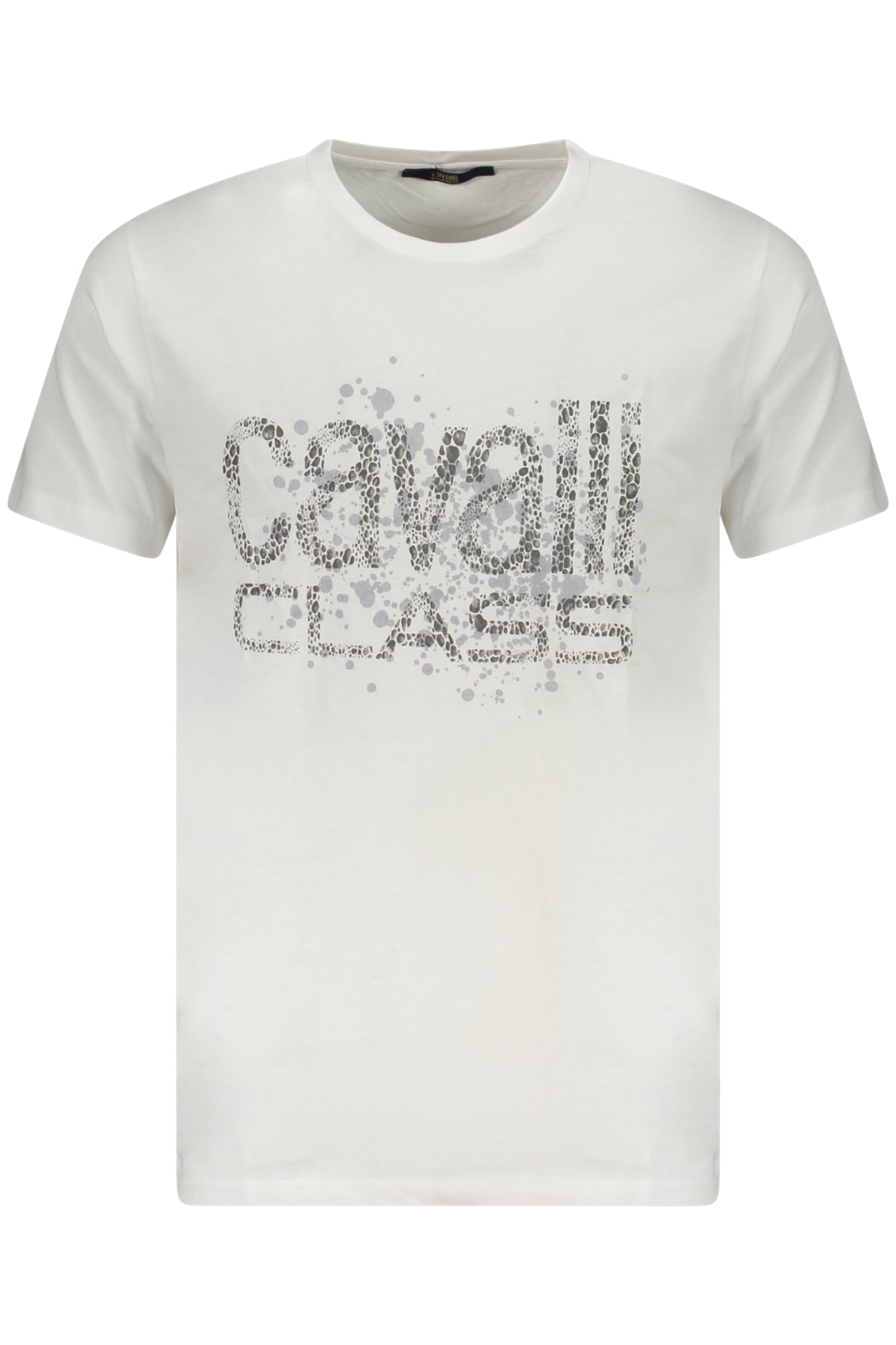 Cavalli Class Kurzarm-T-Shirt Herren Weiss Weiß