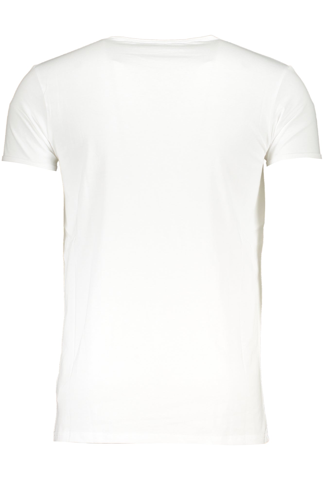 Cavalli Class T-Shirt Herren Kurzarm Blau – Premium Baumwolle für Sommer Weiß