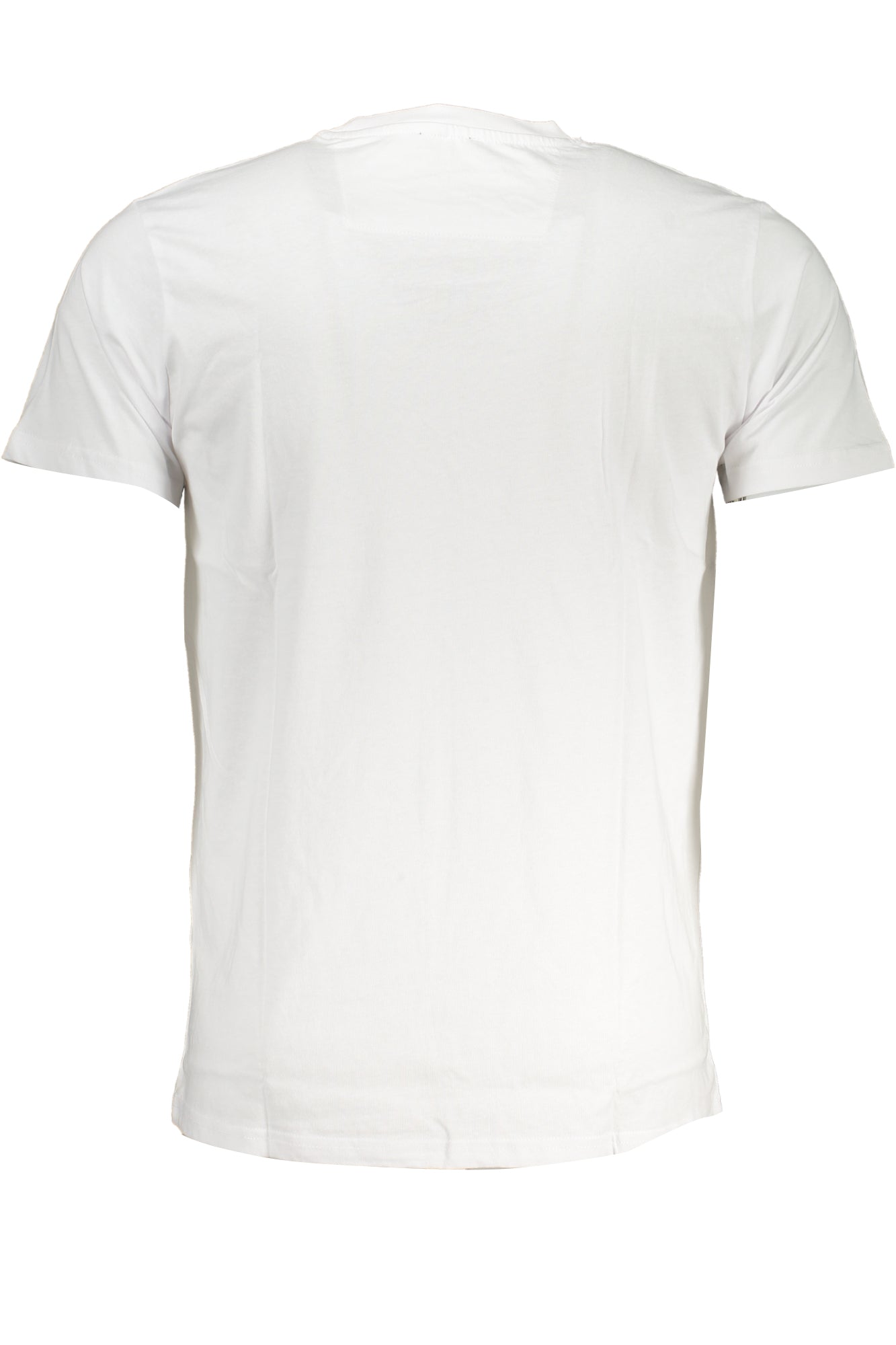 Cavalli Class Herren-Kurzärmeliges T-Shirt Beige Weiß