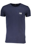 Cavalli Class T-Shirt Herren Kurzarm Blau – Premium Baumwolle für Sommer Blau