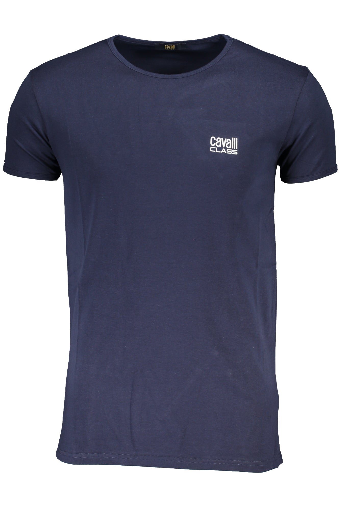 Cavalli Class T-Shirt Herren Kurzarm Blau – Premium Baumwolle für Sommer Blau