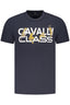CAVALLI CLASS KURZARM-T-SHIRT HERREN BLAU