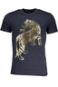 CAVALLI CLASS HERREN-KURZÄRMELIGES T-SHIRT BLAU