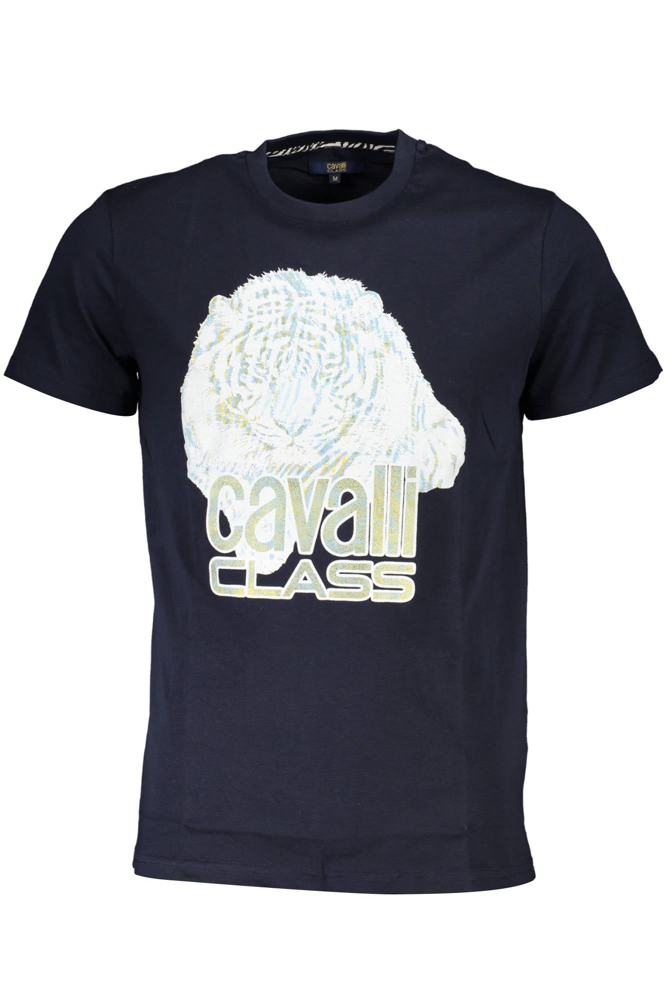 Cavalli Class Kurzarm-T-Shirt Herren Blau Blau