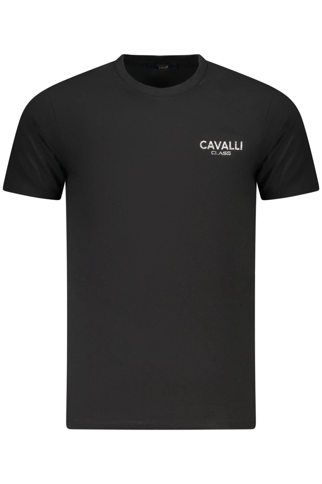 Cavalli Class Kurzarm T-Shirt Herren Schwarz Schwarz