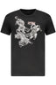 Cavalli Class Kurzarm T-Shirt Herren Schwarz Schwarz