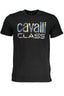 CAVALLI CLASS HERREN-KURZARM-T-SHIRT SCHWARZ