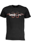 CAVALLI CLASS HERREN-KURZARM-T-SHIRT SCHWARZ