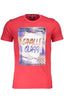 CAVALLI CLASS KURZARM T-SHIRT HERREN ROT