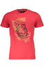 CAVALLI CLASS KURZARM T-SHIRT HERREN ROT