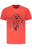 CAVALLI CLASS KURZARM T-SHIRT HERREN ROT