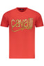CAVALLI CLASS KURZARM T-SHIRT HERREN ROT