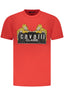 CAVALLI CLASS KURZARM T-SHIRT HERREN ROT