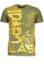 CAVALLI CLASS GRÜNES KURZÄRMELIGES HERREN-T-SHIRT
