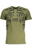 CAVALLI CLASS GRÜNES KURZÄRMELIGES HERREN-T-SHIRT