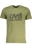 CAVALLI CLASS GRÜNES KURZÄRMELIGES HERREN-T-SHIRT