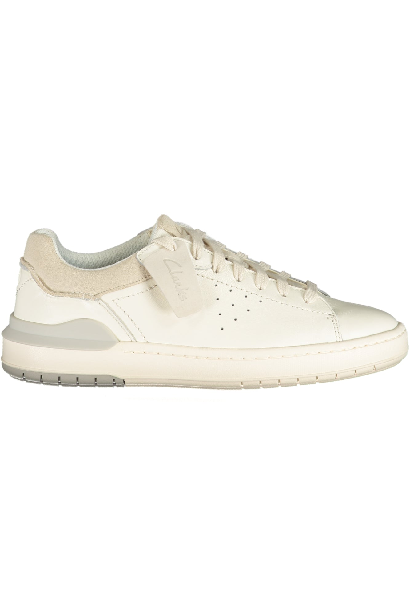 CLARKS Herren Sneaker – Sportschuh mit Schnürsenkeln Weiß