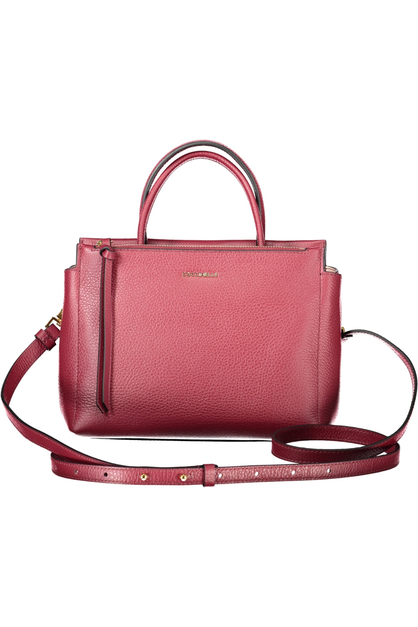 COCCINELLE Damentasche Rot – Elegante Handtasche aus Leder mit Schultergurt Violett