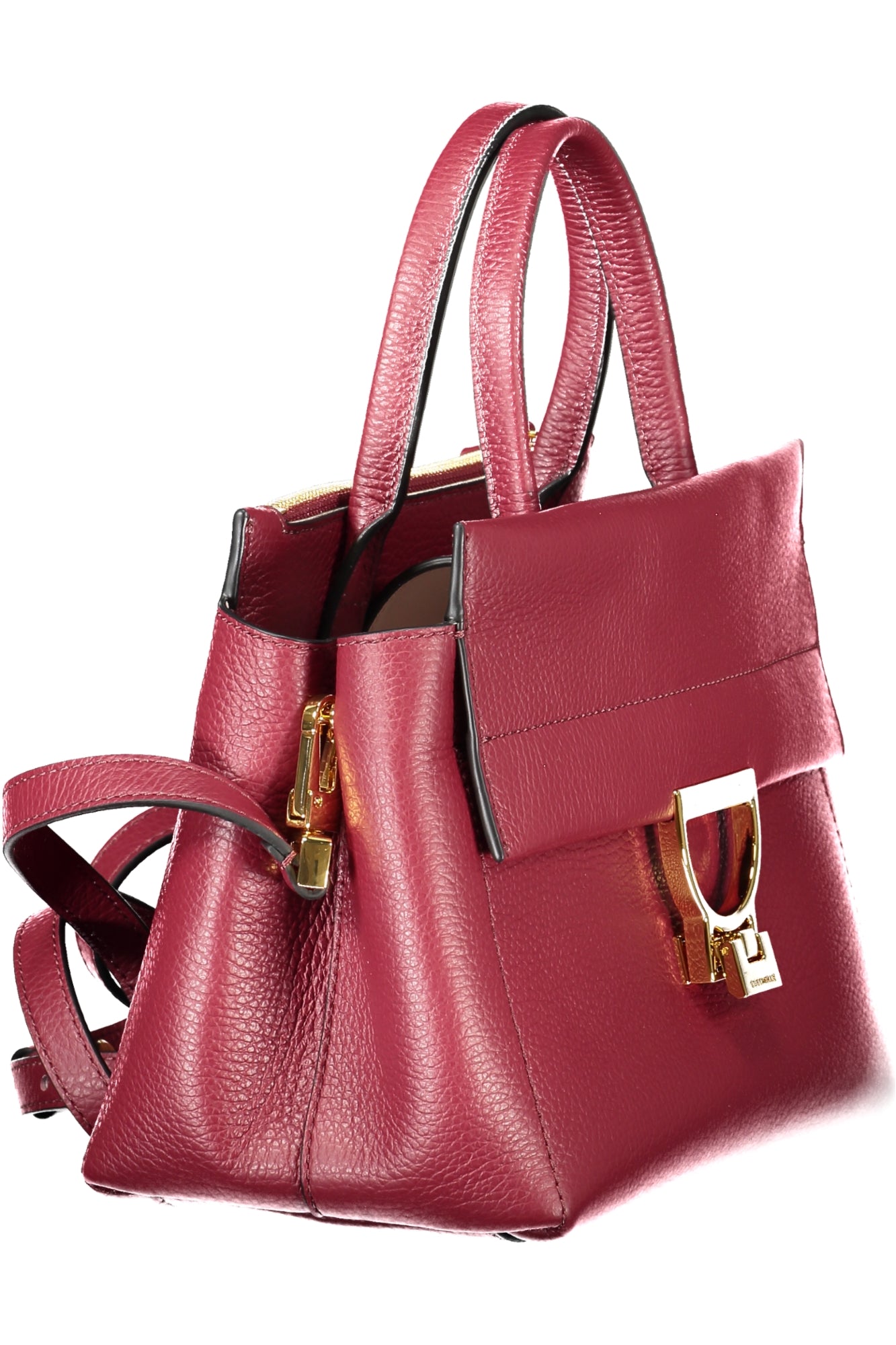 COCCINELLE Damentasche Rot – Elegante Handtasche aus Leder mit Schultergurt Violett