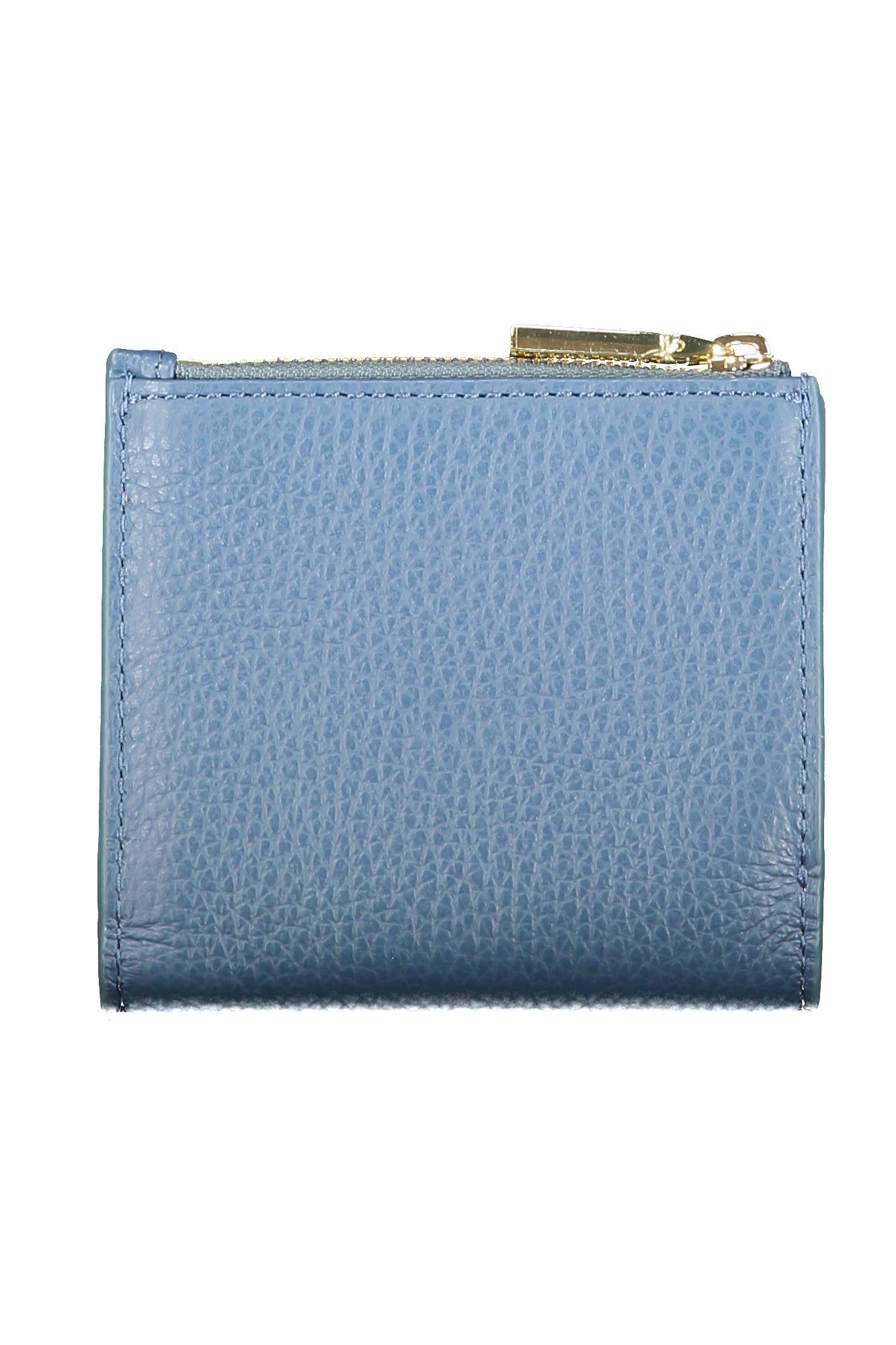 COCCINELLE Damen Geldbörse – Weiche Geldbörse Metallform Blau