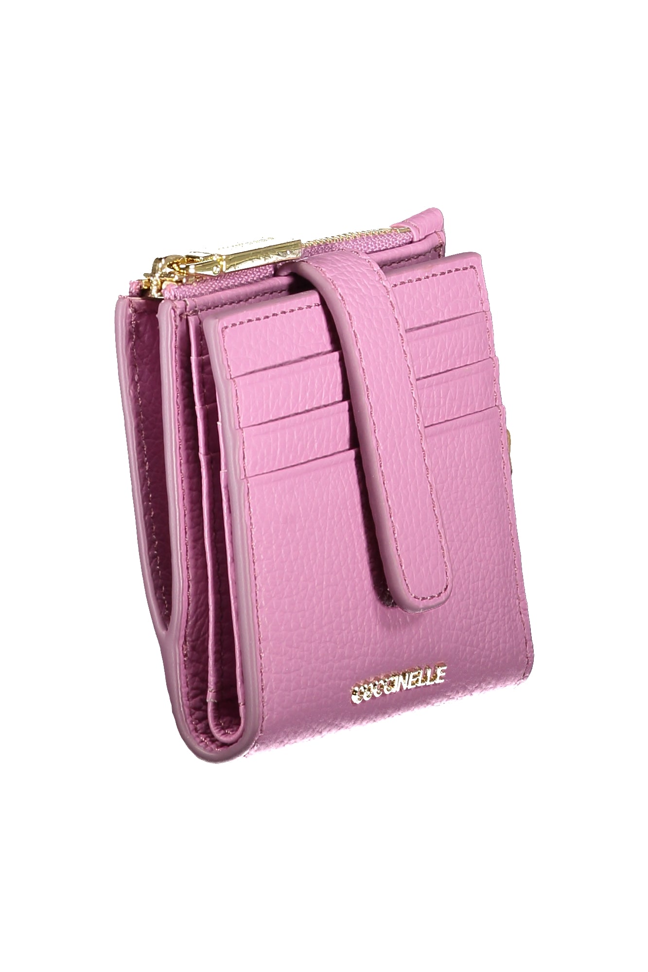 COCCINELLE Damen Geldbörse – Weiche Geldbörse Metallform Violett